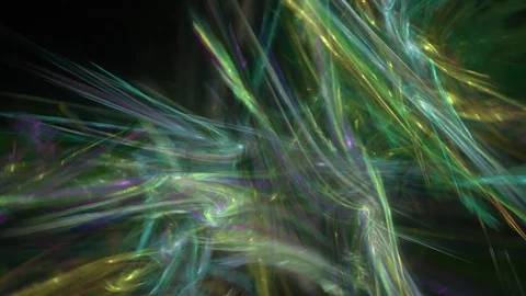 HD Abstract fractal forms morph and oscillate (Loop) Stock Footage 102848389