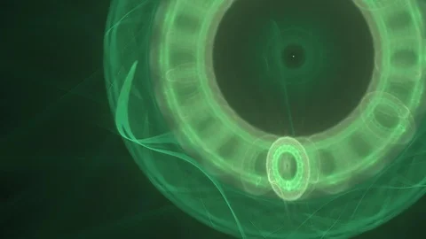 HD Abstract fractal forms morph and oscillate (Loop) Vidéo 102849772