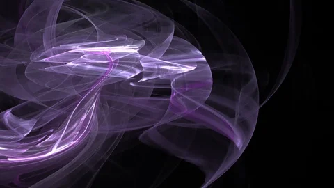 HD Abstract fractal forms morph and oscillate (Loop) Stock Footage 102855869
