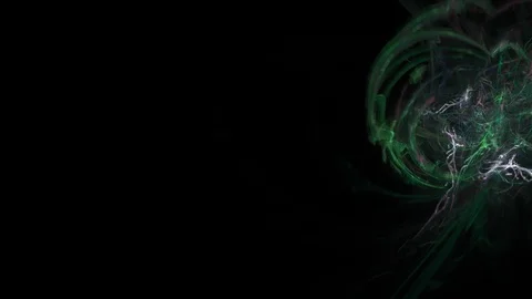 HD Abstract fractal forms morph and oscillate (Loop) Stock Footage 102857128