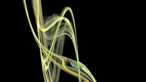 HD Abstract fractal forms morph and oscillate (Loop) Stock Footage 102857230