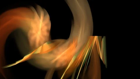 HD Abstract fractal forms morph and oscillate (Loop) Stock Footage 102861703