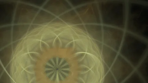 HD Abstract fractal forms morph and oscillate (Loop) Stock Footage 102862585