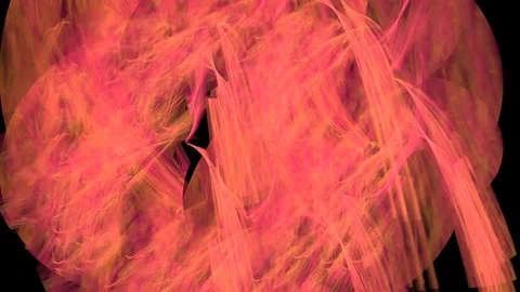 HD Abstract fractal forms morph and oscillate (Loop) Stock Footage 102862985