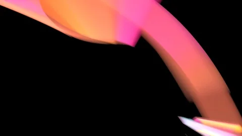 HD Abstract fractal forms morph and oscillate (Loop) Stock Footage 102863038