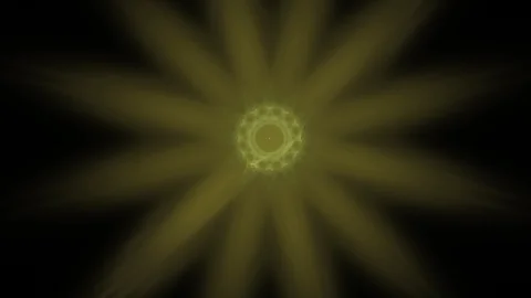 HD Abstract fractal forms morph and oscillate (Loop) Stock Footage 102863376