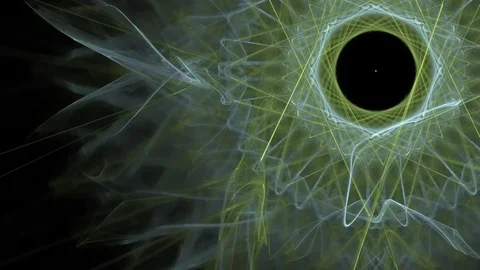 HD Abstract fractal forms morph and oscillate (Loop) Stock Footage 102866057