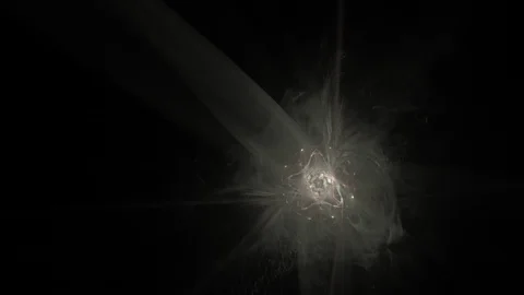 HD Abstract fractal forms morph and oscillate (Loop) Stock Footage 102866508