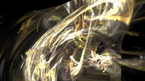 HD Abstract fractal forms morph and oscillate (Loop) Stock Footage 102866690