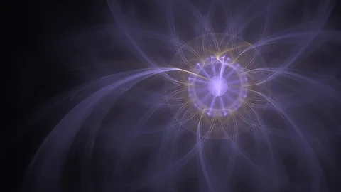 HD Abstract fractal forms morph and oscillate (Loop) Stock Footage 102867007