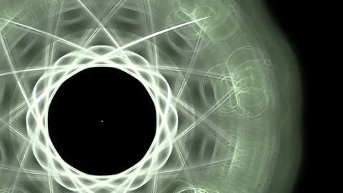 HD Abstract fractal forms morph and oscillate (Loop) Stock Footage 102869309