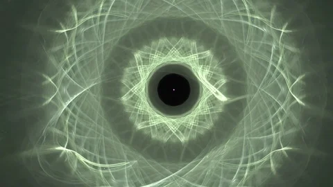 HD Abstract fractal forms morph and oscillate (Loop) Stock Footage 102873932