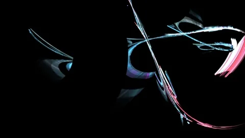 HD Abstract fractal forms morph and oscillate (Loop) Vídeos de archivo 102902471