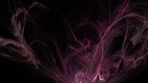 HD Abstract fractal forms morph and oscillate (Loop) Stock Footage 102908316