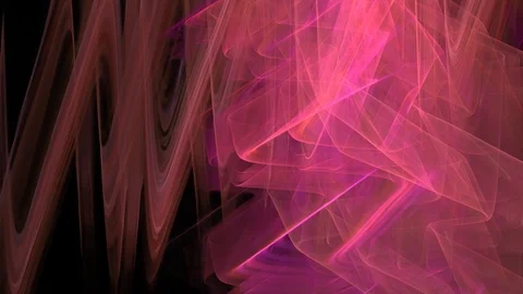 HD Abstract fractal forms morph and oscillate (Loop) Stock Footage 102918844