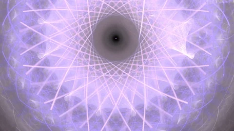 HD Abstract fractal forms morph and oscillate (Loop) Stockbeeldmateriaal 102920330