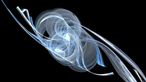 HD Abstract fractal forms morph and oscillate (Loop) Stock Footage 102927820