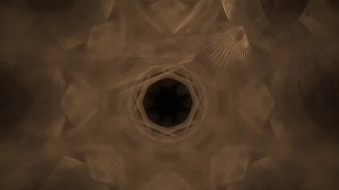 HD Abstract fractal forms morph and oscillate (Loop) Stock Footage 102927999