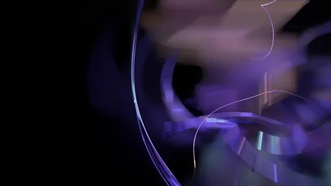 HD Abstract fractal forms morph and oscillate (Loop) Vidéo 102928301