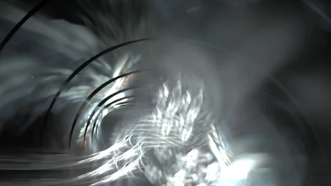 HD Abstract fractal forms morph and oscillate (Loop) Stockbeeldmateriaal 102934648