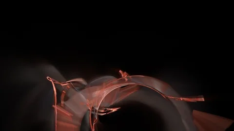 HD Abstract fractal forms morph and oscillate (Loop) Video stock 102935779