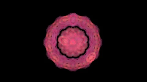 HD Abstract fractal forms morph and oscillate (Loop) Stock Footage 102939797