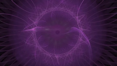 HD Abstract fractal forms morph and oscillate (Loop) Stock Footage 102978282