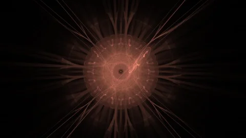 HD Abstract fractal forms morph and oscillate (Loop) Stock Footage 102978329