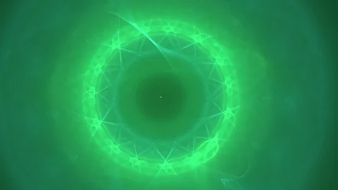 HD Abstract fractal forms morph and oscillate (Loop) 스톡 동영상 102985347