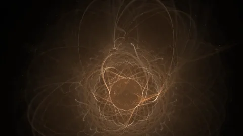 HD Abstract fractal forms morph and oscillate (Loop) 動画素材 102989250