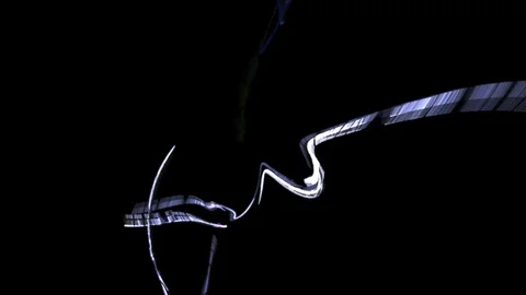 HD Abstract fractal forms morph and oscillate (Loop) Video stock 103031365