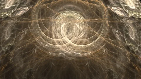 HD Abstract fractal forms morph and oscillate (Loop) 스톡 동영상 103042122