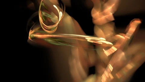 HD Abstract fractal forms morph and oscillate (Loop) Vídeos de archivo 103047901