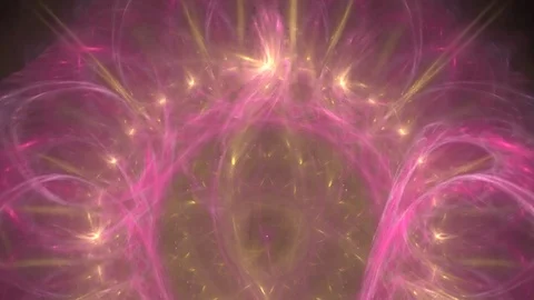 HD Abstract fractal forms morph and oscillate (Loop) Video stock 103052974