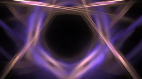 HD Abstract fractal forms morph and oscillate (Loop) Stock Footage 103057240