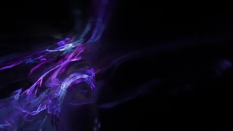 HD Abstract fractal forms morph and oscillate (Loop) Stock Footage 103064899