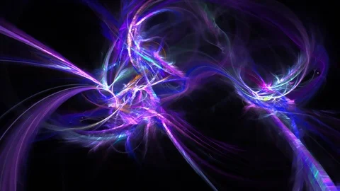HD Abstract fractal forms morph and oscillate (Loop) Video stock 103065466