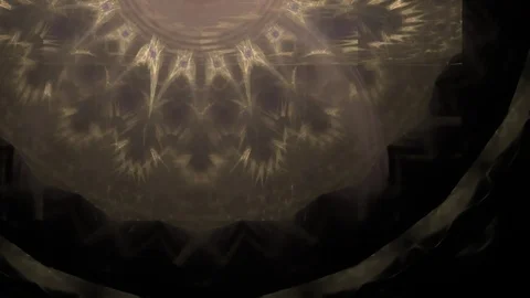 HD Abstract fractal forms morph and oscillate (Loop) Stock Footage 103071904