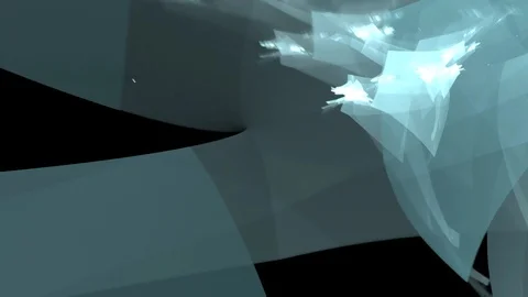 HD Abstract fractal forms morph and oscillate (Loop) Vidéo 103072879