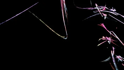 HD Abstract fractal forms morph and oscillate (Loop) Stock Footage 103313390