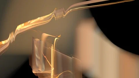 HD Abstract fractal forms morph and oscillate (Loop) Stock Footage 103331377