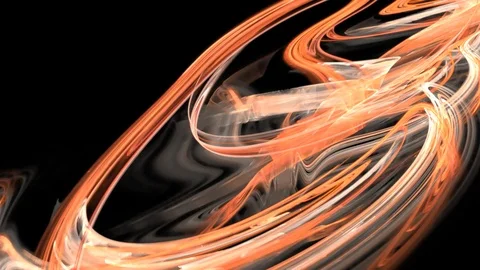 HD Abstract fractal forms morph and oscillate (Loop) Video stock 103338492
