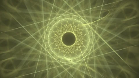 HD Abstract fractal forms morph and oscillate (Loop) Stock Footage 103344574