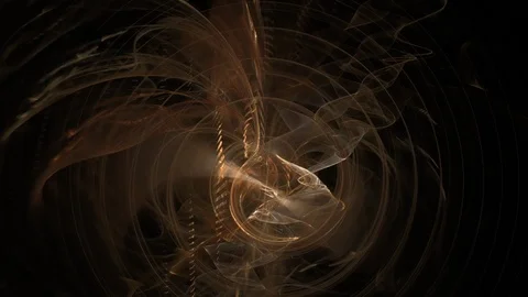 HD Abstract fractal forms morph and oscillate (Loop) Stock Footage 103348282