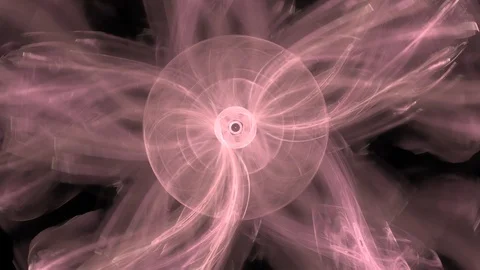 HD Abstract fractal forms morph and oscillate (Loop) Stock Footage 105171663