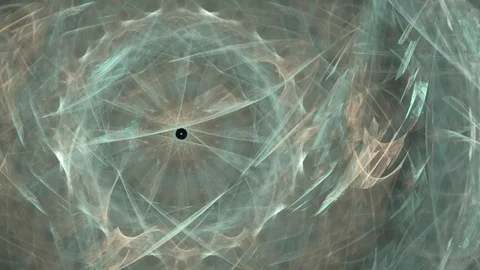 HD Abstract fractal forms morph and oscillate (Loop) Stock Footage 105205244