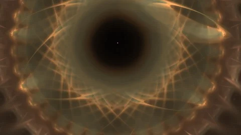 HD Abstract fractal forms morph and oscillate (Loop) Stock Footage 105225163