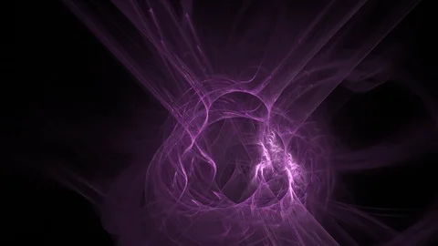 HD Abstract fractal forms morph and oscillate (Loop) Stock Footage 105228081