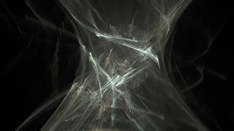 HD Abstract fractal forms morph and oscillate (Loop) Stock Footage 105255140