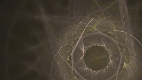 HD Abstract fractal forms morph and oscillate (Loop) Stock Footage 105271053